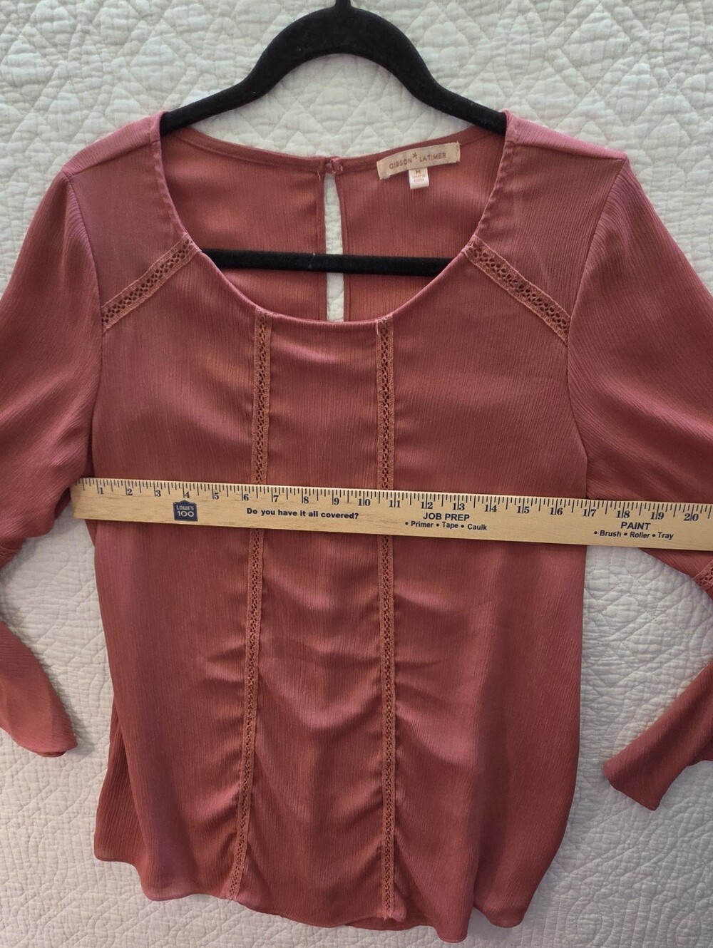 Boho Ruffled Bell Sleeve Blouse - Picture 11 of 14